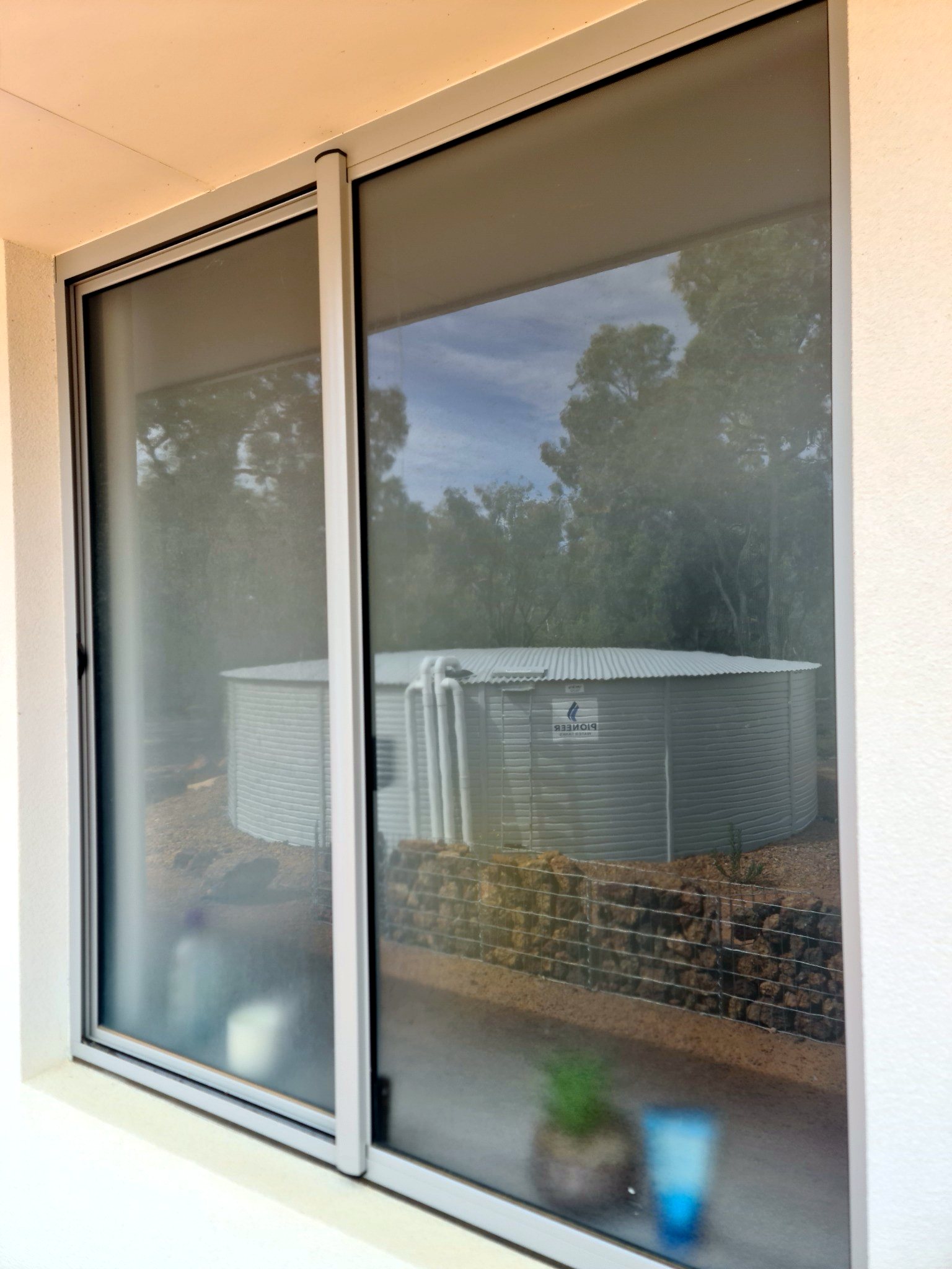 Window before cleaning
